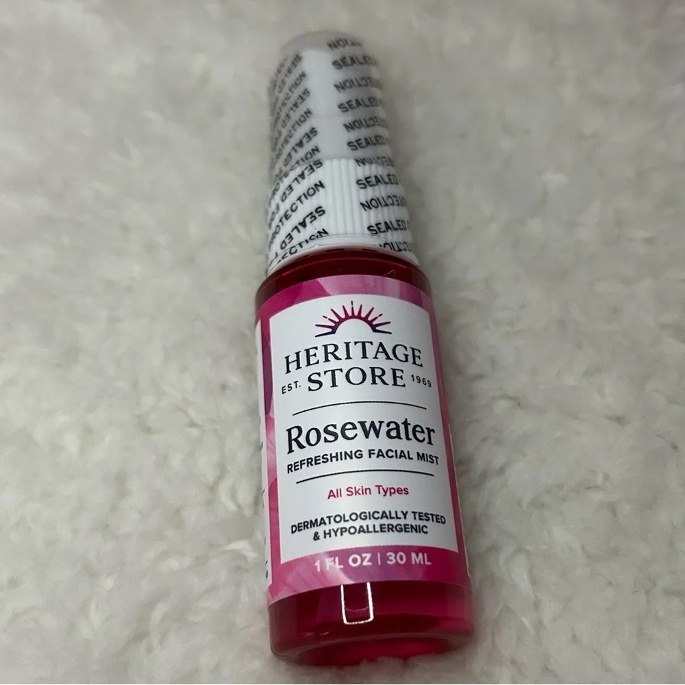 Heritage Store Rose Water Refreshing Facial Mist NEW